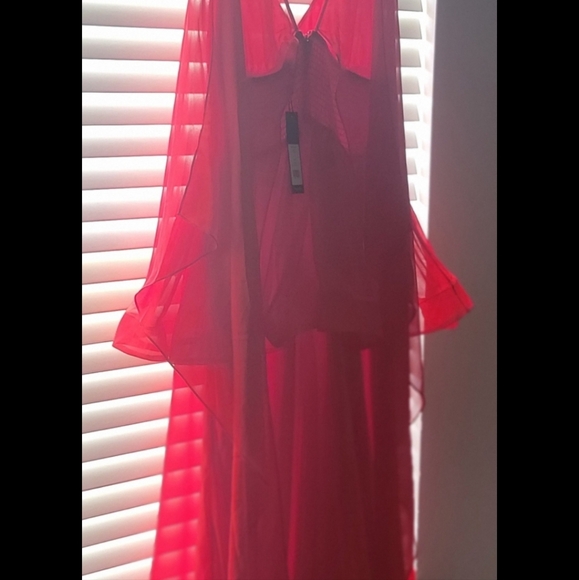 BCBGMaxAzria Rosana Peplum Maxi Gown. SIZE XL NEW WITH TAGS. - Picture 5 of 5